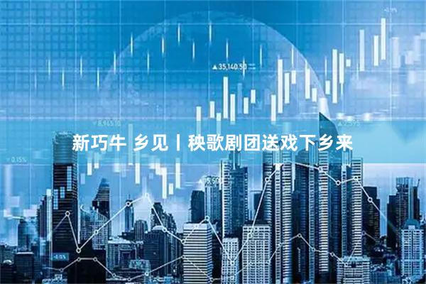 新巧牛 乡见丨秧歌剧团送戏下乡来