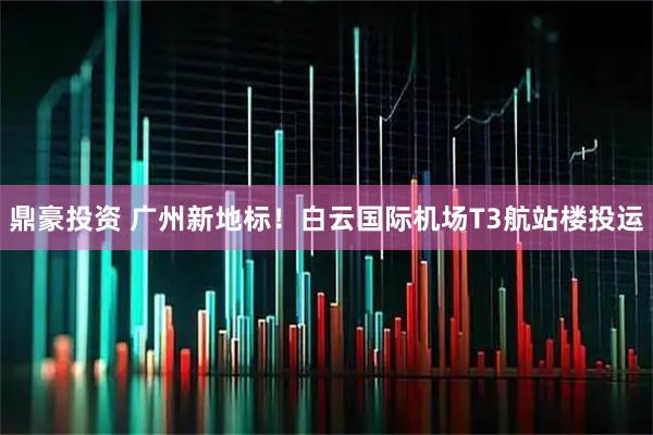 鼎豪投资 广州新地标！白云国际机场T3航站楼投运