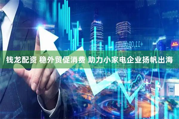 钱龙配资 稳外贸促消费 助力小家电企业扬帆出海