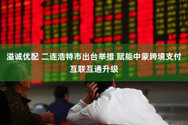 溢诚优配 二连浩特市出台举措 赋能中蒙跨境支付互联互通升级